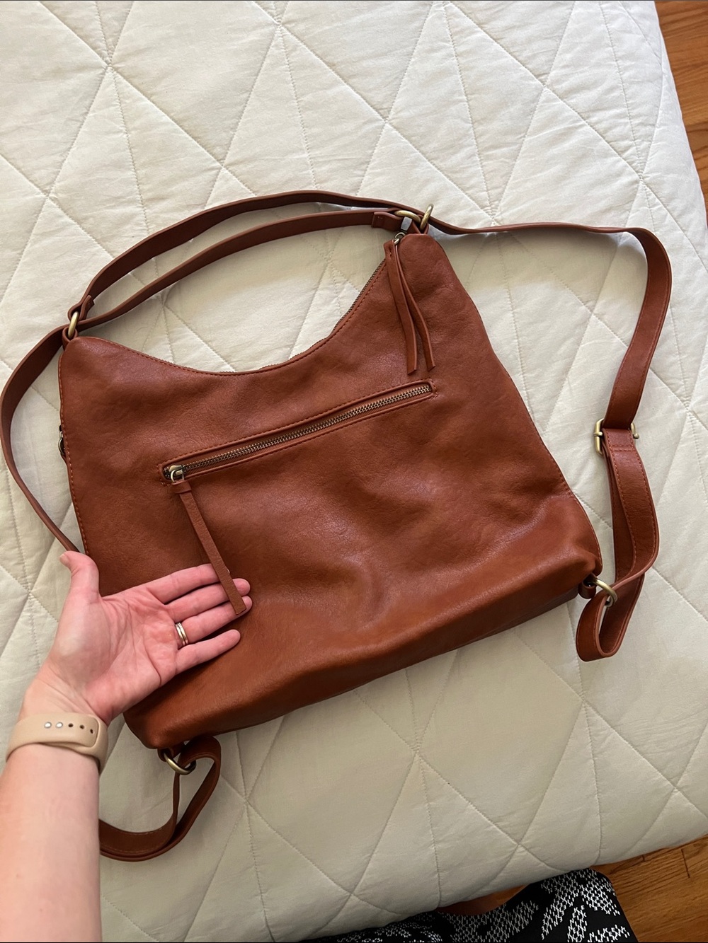 Joy Susan Convertible Backpack brown - Picture 2 of 16